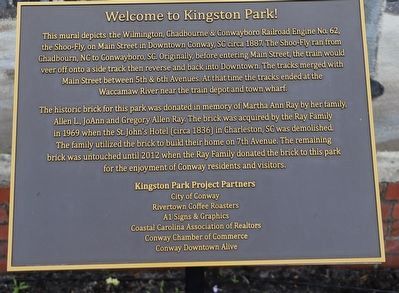 Welcome to Kingston Park! Marker image. Click for full size.