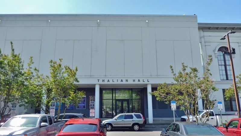 Thalian Hall (<i>north/front elevation</i>). Click for full size. Thalian Hall (<i>north/front elevation</i>) image. Click for full size.