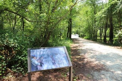 A Trap is Set Marker. Click for full size. A Trap is Set Marker image. Click for full size.