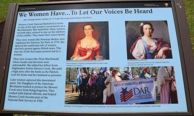 We Women Have...To Let Our Voices Be Heard Marker image. Click for full size.