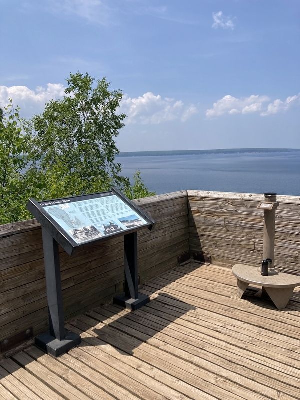 Grand Island View Marker image. Click for full size.