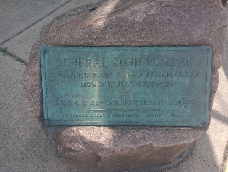 General John Morgan Marker. Click for full size. General John Morgan Marker image. Click for full size.
