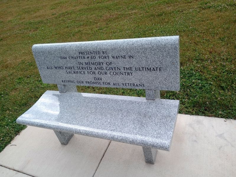 DAV Chapter #40 Veterans Memorial Marker image. Click for full size.