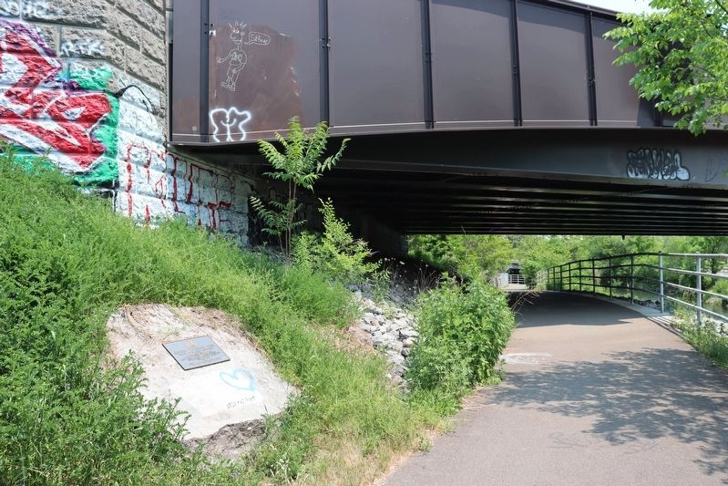 Historic Scajaquada Creek Marker image. Click for full size.