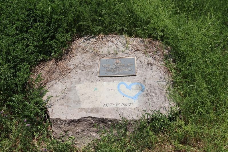 Historic Scajaquada Creek Marker image. Click for full size.