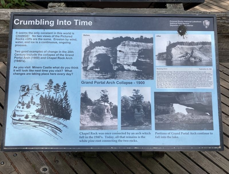 Crumbling Into Time Marker. Click for full size. Crumbling Into Time Marker image. Click for full size.
