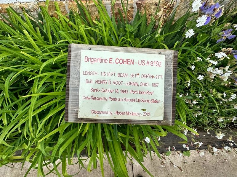 Brigantine E. Cohen Marker image. Click for full size.