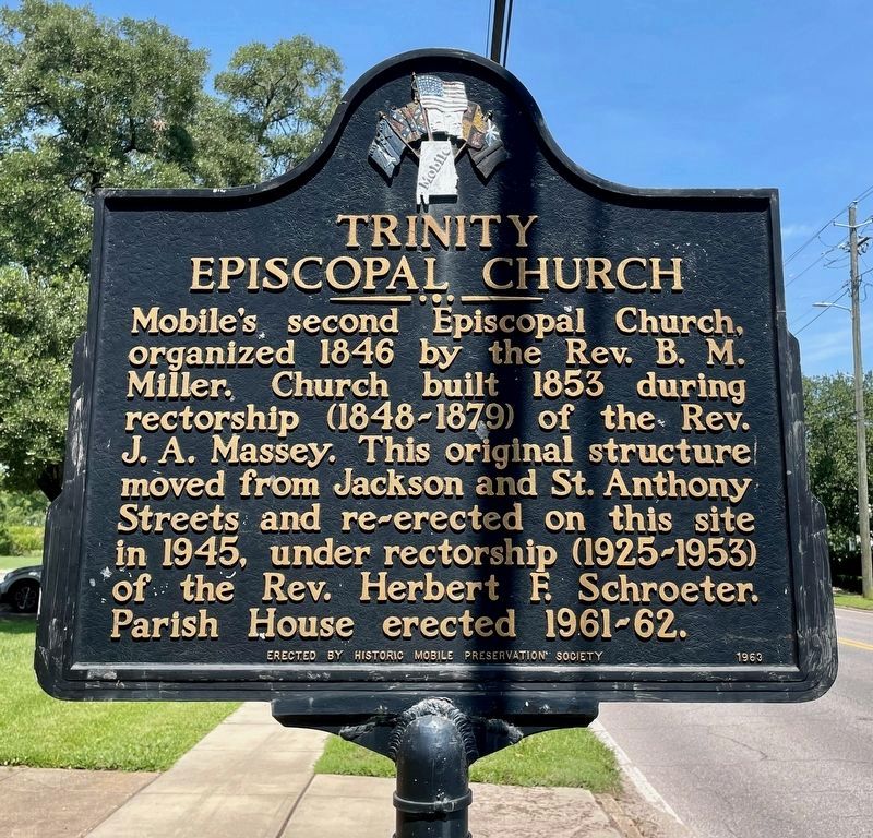 Trinity Episcopal Church Marker image. Click for full size.