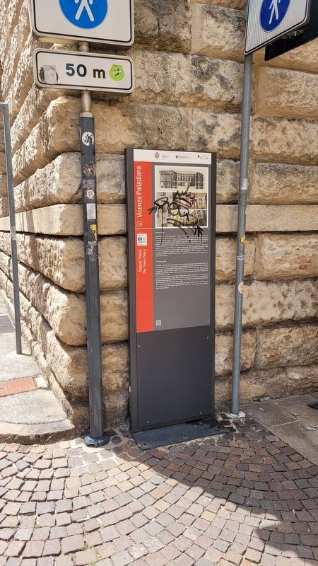 The back corner of the Thiene Palace and Marker. Click for full size. The back corner of the Thiene Palace and Marker image. Click for full size.