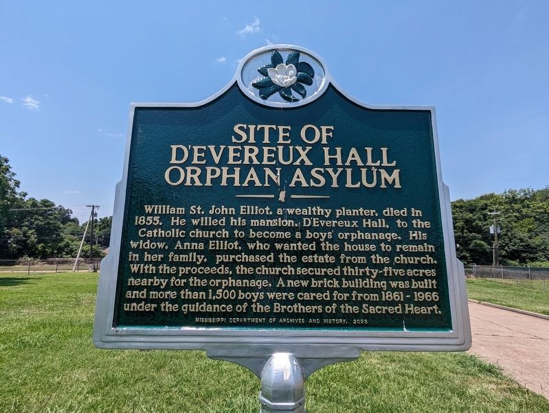 Site of D'Evereux Hall Orphan Asylum Marker image. Click for full size.