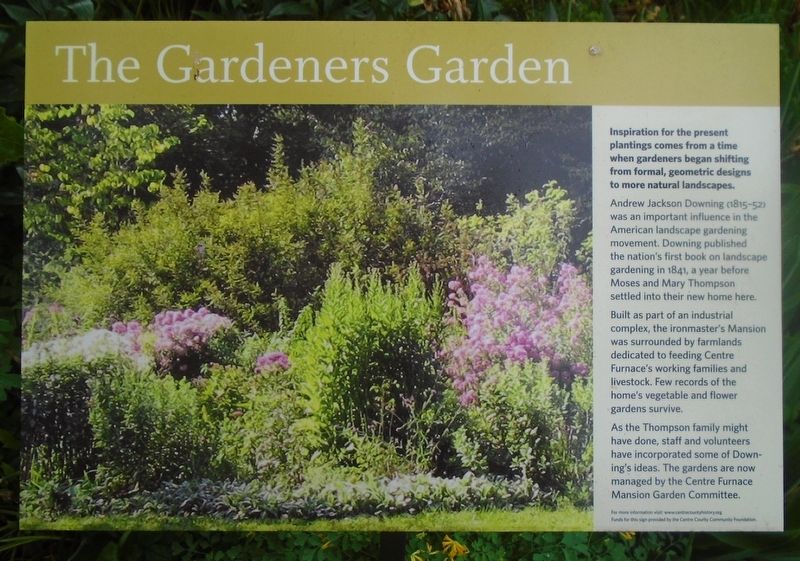 The Gardeners Garden Marker image. Click for full size.
