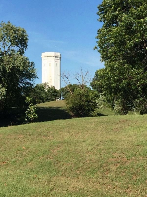 View of water tower from Jefferson Park image. Click for full size.