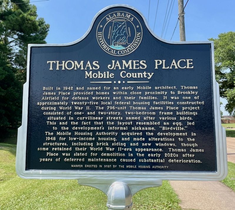Thomas James Place Marker. Click for full size. Thomas James Place Marker image. Click for full size.
