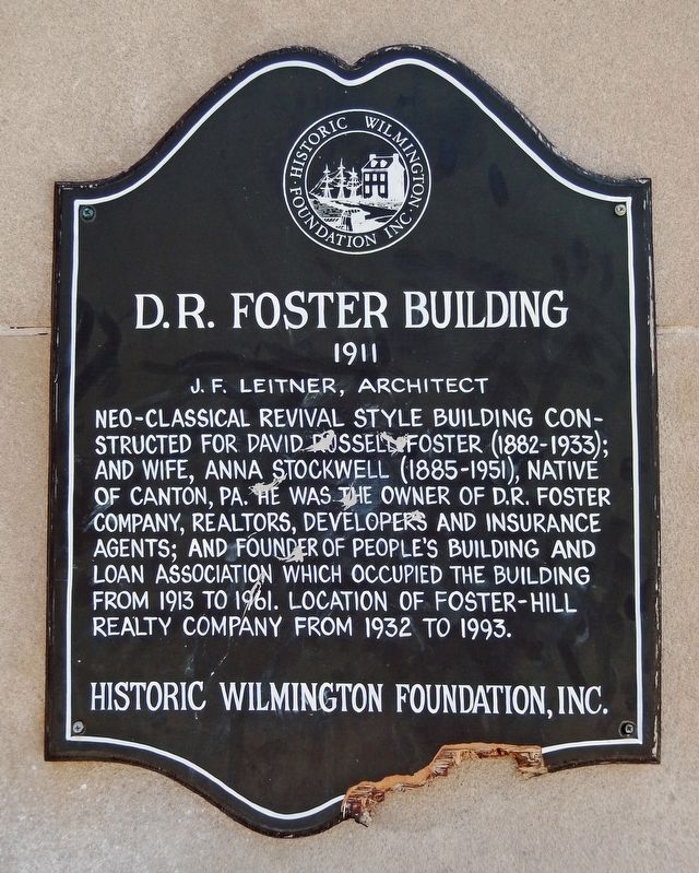 D. R. Foster Building Marker. Click for full size. D. R. Foster Building Marker image. Click for full size.