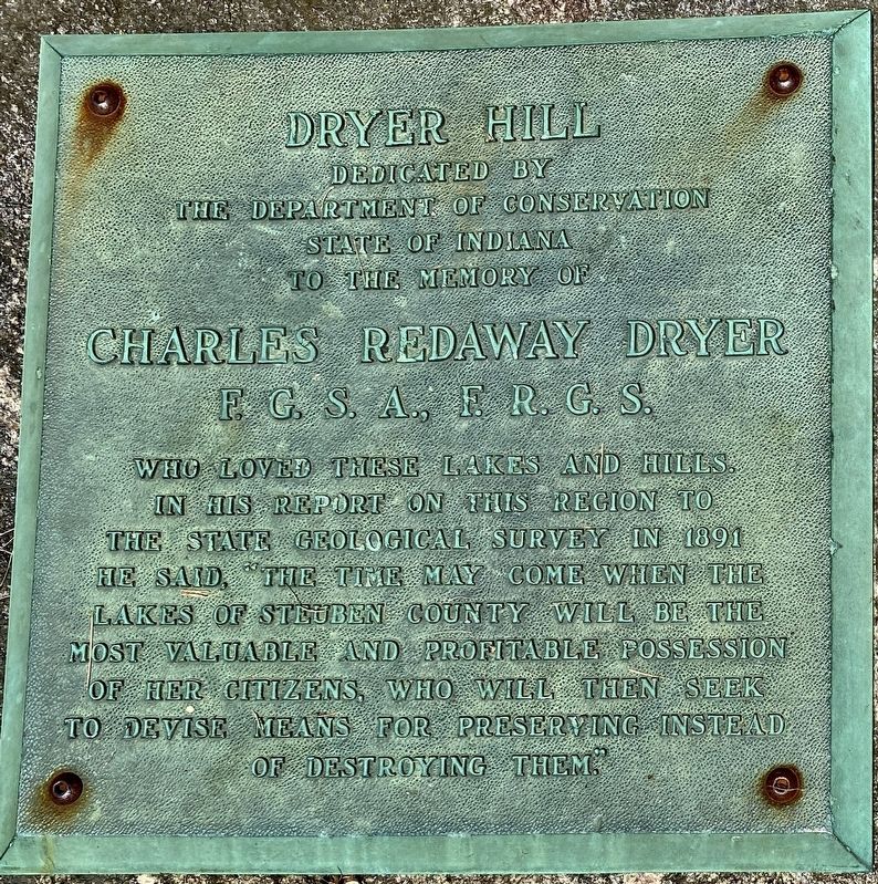 Dryer Hill Marker image. Click for full size.