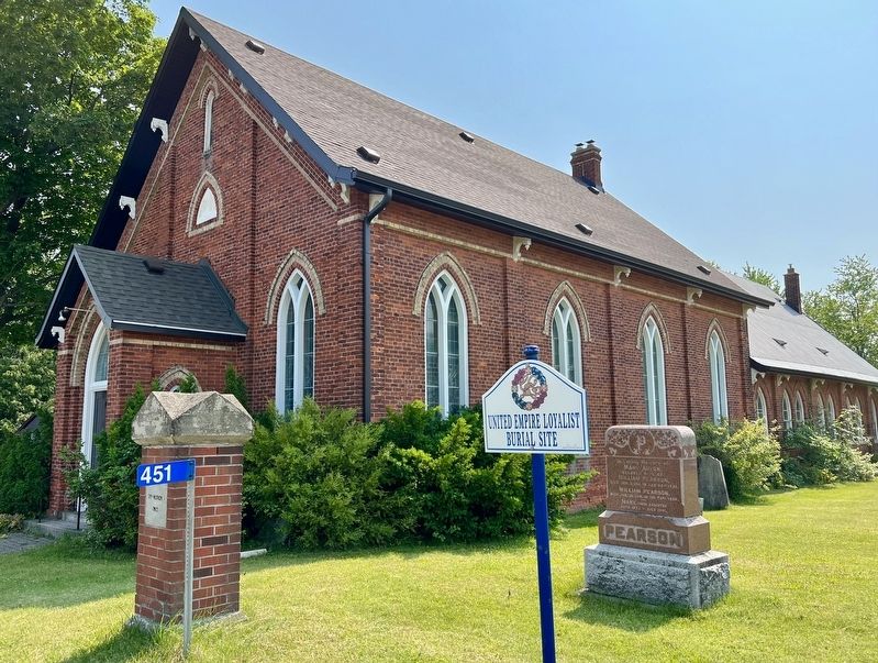 The present Rock Chapel United Church, 1876 image. Click for full size.