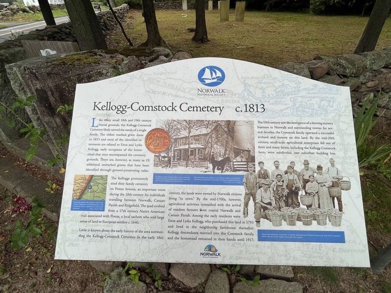 Kellogg-Comstock Cemetery Marker image. Click for full size.