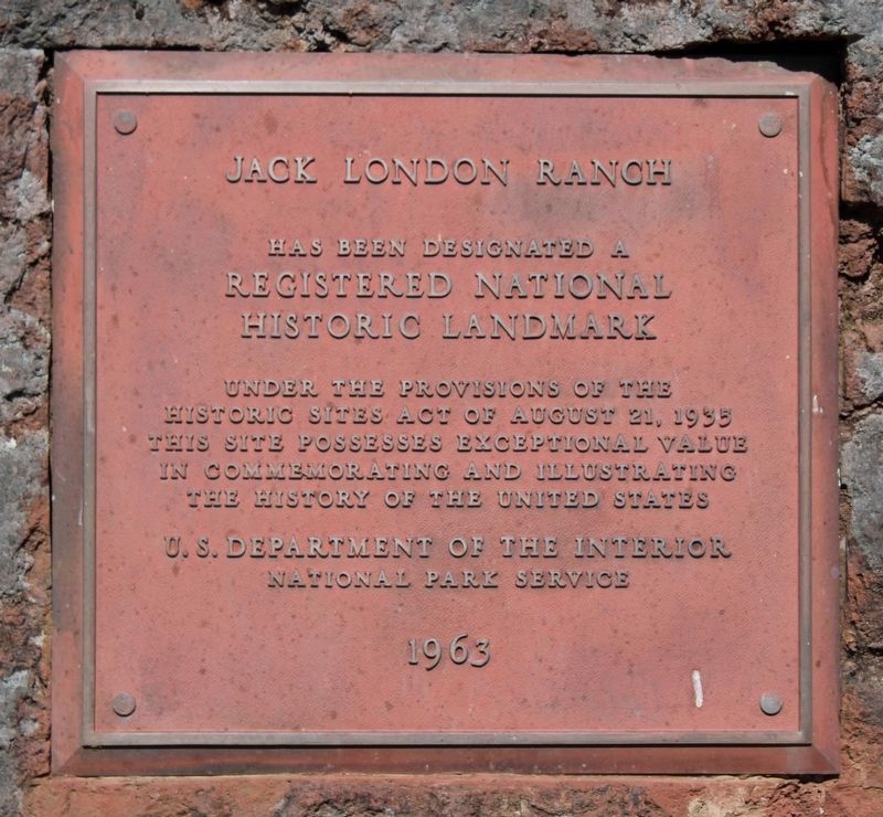 Plaque On A Nearby Boulder image. Click for full size.