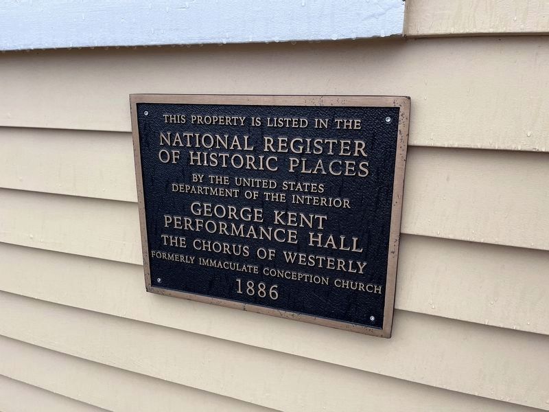 George Kent Performance Hall Marker image. Click for more information.