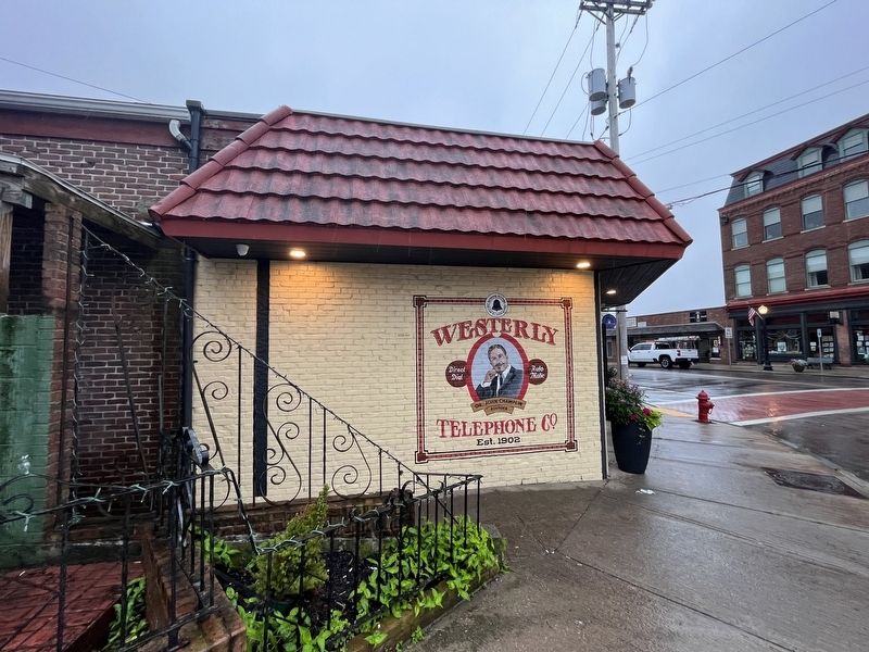 Westerly Telephone Co. Marker. Click for full size. Westerly Telephone Co. Marker image. Click for full size.