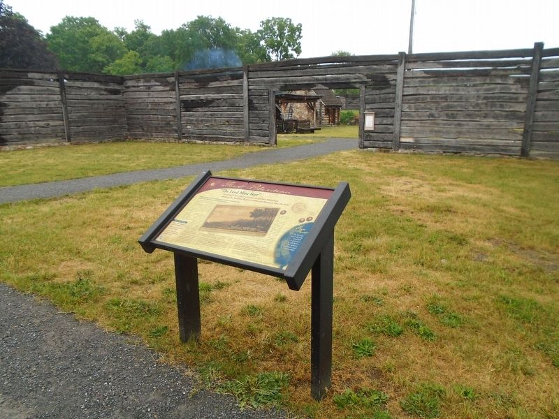 "The Lead Mine Fort" Replica and Marker image. Click for full size.