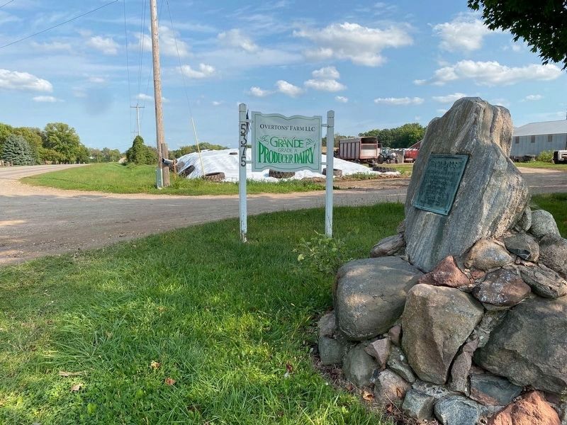 Trading Post Marker to the right of the private driveway image. Click for full size.