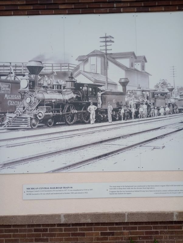Michigan Central Railroad Train #6 Marker image. Click for full size.