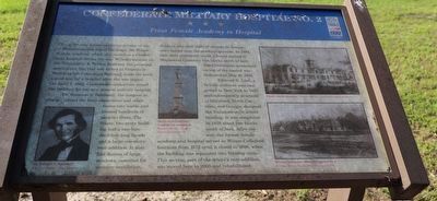 Confederate Military Hospital No. 2 Marker. Click for full size. Confederate Military Hospital No. 2 Marker image. Click for full size.