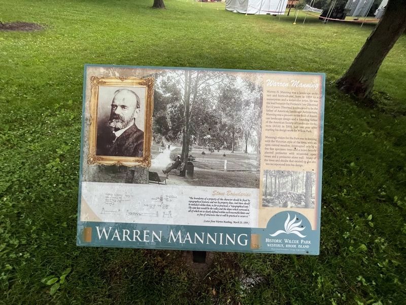 Warren Manning Marker image. Click for full size.