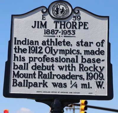 Jim Thorpe Marker image. Click for full size.