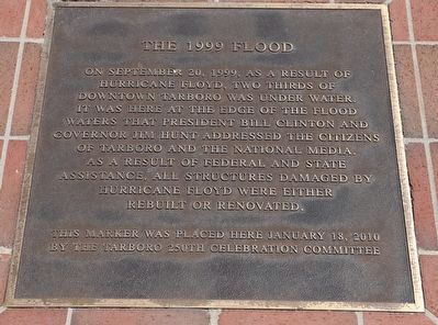 The 1999 Flood Marker image. Click for full size.