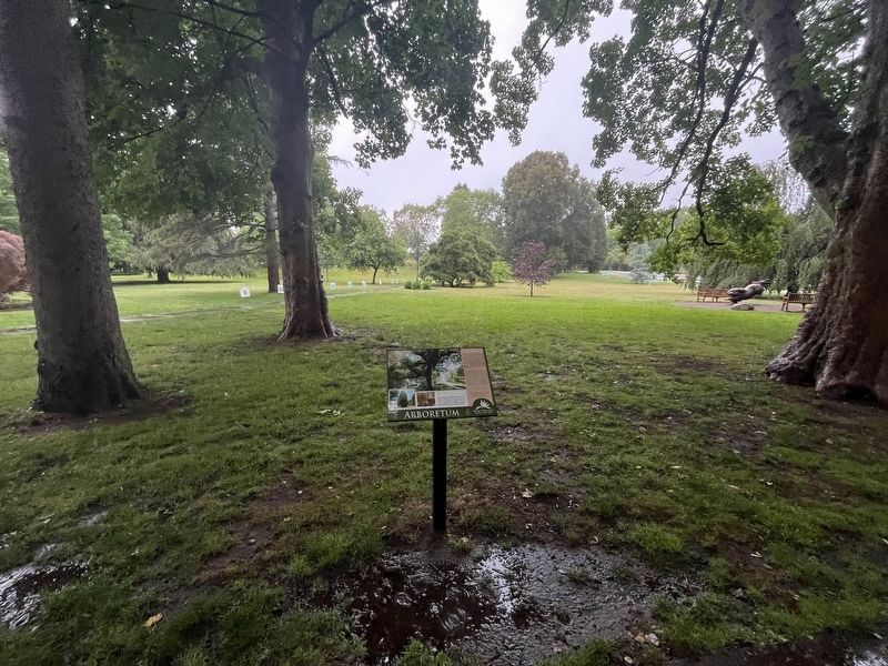 Arboretum Marker. Click for full size. Arboretum Marker image. Click for full size.