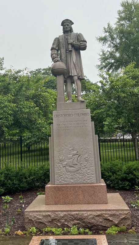 Cristoforo Columbo Marker. Click for full size. Cristoforo Columbo Marker image. Click for full size.
