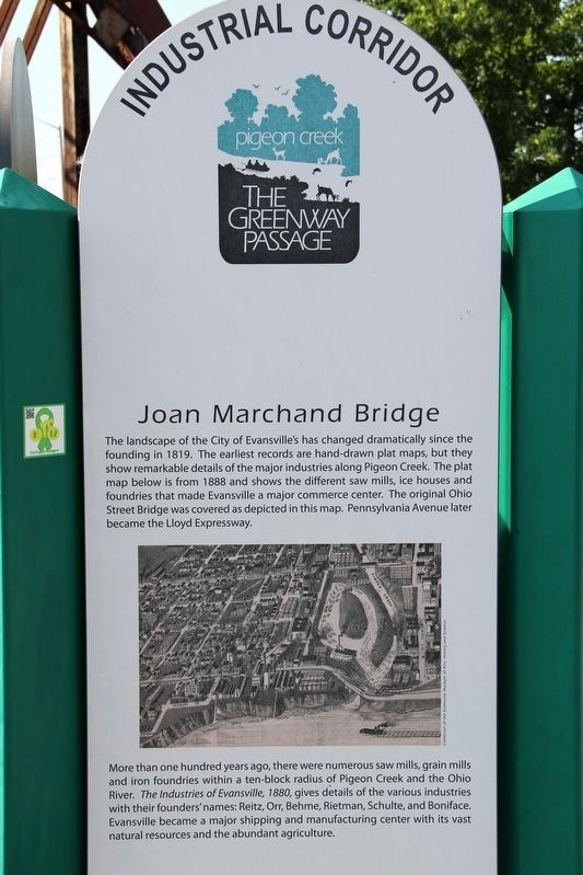 Joan Marchand Bridge Marker image. Click for full size.
