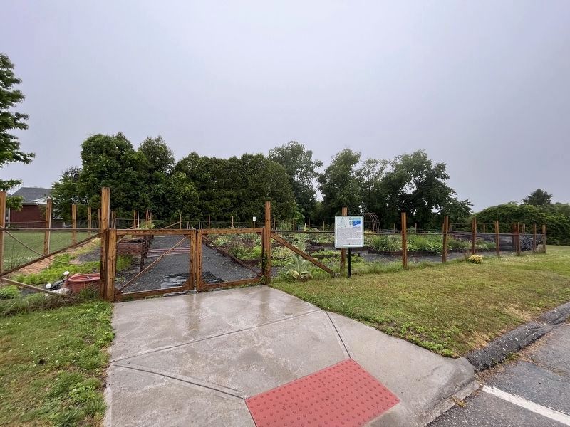 Stonington Community Garden Marker image. Click for full size.