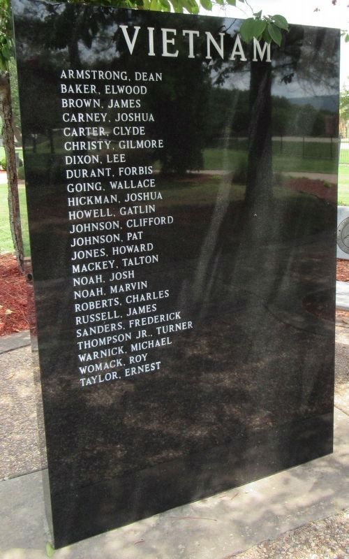 Choctaw Nation War Memorial - Vietnam. Click for full size. Choctaw Nation War Memorial - Vietnam image. Click for full size.
