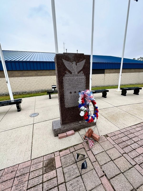 Port Austin Veterans Memorial. Click for full size. Port Austin Veterans Memorial image. Click for full size.