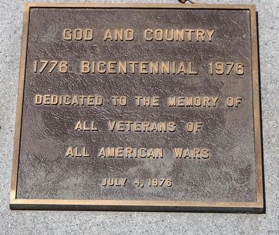 God and Country Marker image. Click for full size.