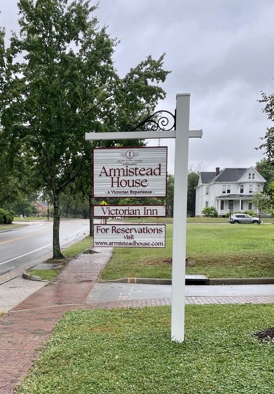 The Armistead House Sign. Click for full size. The Armistead House Sign image. Click for full size.