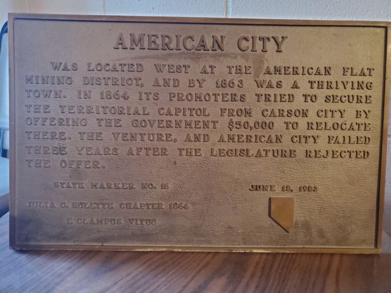American City Marker image. Click for full size.