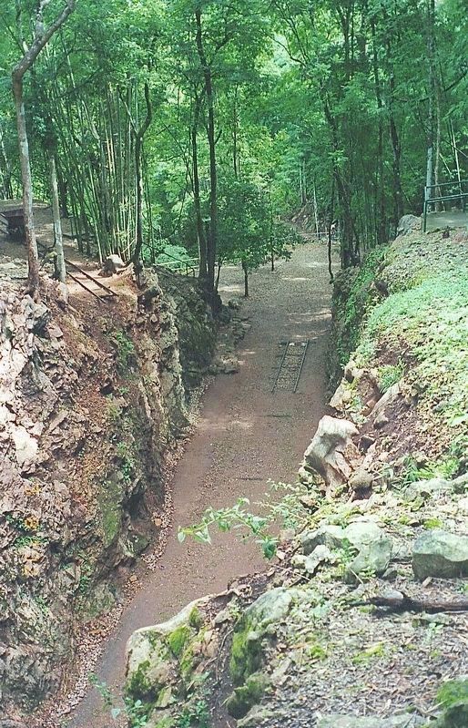 Hellfire Pass Cutting. Click for full size. Hellfire Pass Cutting image. Click for full size.