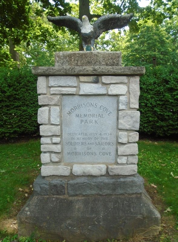 Morrisons Cove Memorial Park Monument image. Click for full size.