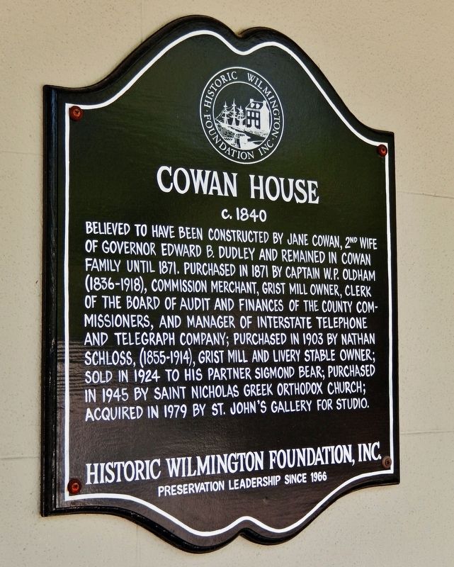 Cowan House Marker image. Click for full size.