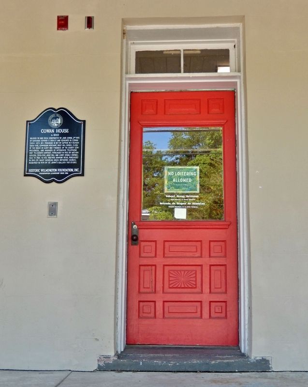 Cowan House Marker image. Click for full size.
