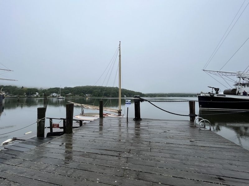 Cape Cod Catboat <i>Breck Marshall</i> Marker. Click for full size. Cape Cod Catboat <i>Breck Marshall</i> Marker image. Click for full size.