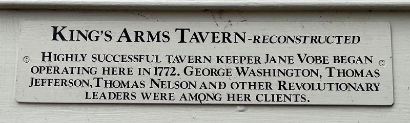 Kings Arms Tavern Marker image. Click for full size.