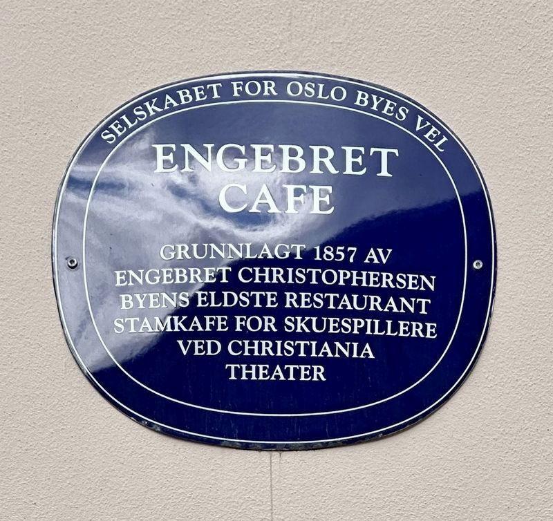 Engebret Cafe Marker image. Click for full size.