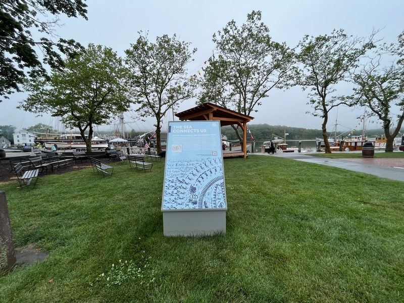 Mystic Has a Complex and Engaging History. Marker image. Click for full size.
