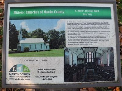 St. Martin's Episcopal Church Marker image. Click for full size.