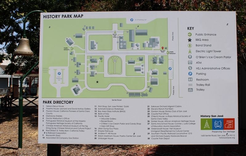 History Park Map image. Click for full size.